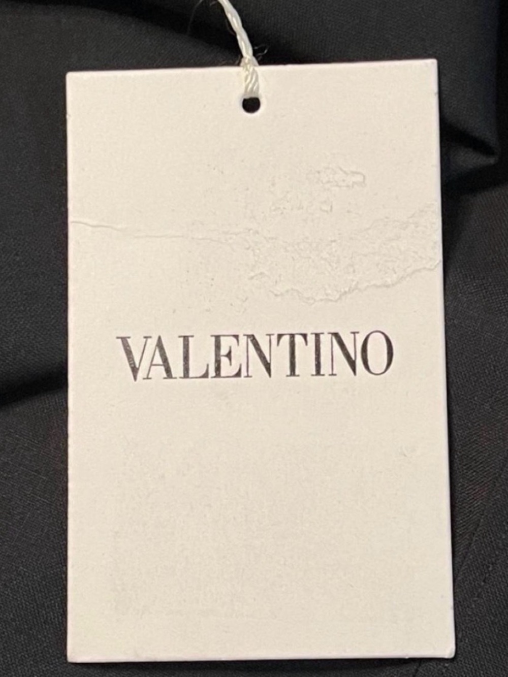 Valentino Black Shirt with White Piping - Picture 4 of 7
